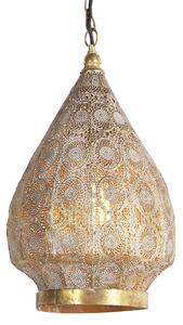 Orientalisk hängande lampa guld 28 cm - Mowgli