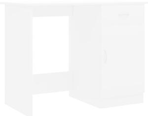 Skrivbord vit 100x50x76 cm konstruerat trä