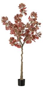 TRÄ konstgjort äppelträd - rosa pol1ter/plast och järn