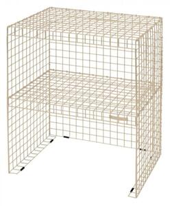 Kalager Design - Grid Side Table - Sidobord - Creme Beige - D32 x H49.5 x W41 cm