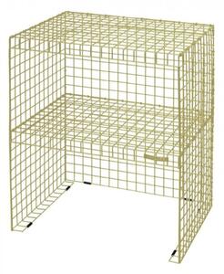 Kalager Design - Grid Side Table - Sidobord - Green Beige - D32 x H49.5 x W41 cm