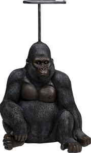 KARE DESIGN Sitting Monkey Gorilla toalettpappershållare - brun/svart polyresin