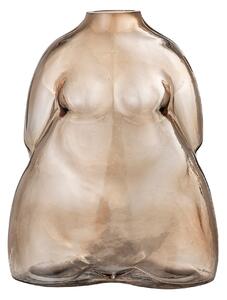 BLOOMINGVILLE Evie Vas, Brun, Glas, L15xH19xB11,5 cm
