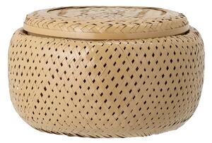 CREATIVE COLLECTION Lindis Basket m/lock, brun, bambu