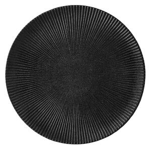 BLOOMINGVILLE Neri-tallrik, svart, stengods D: 29 cm