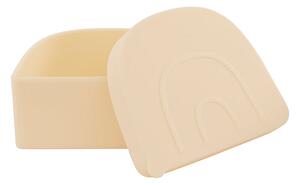 OYOY MINI Rainbow Snack Bowl med Lock - Vanilj Silikon