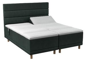 BOBOhome Tidur+ höjdsäng inkl. bäddmadrass och sänggavel, 180x200 - grön Medium