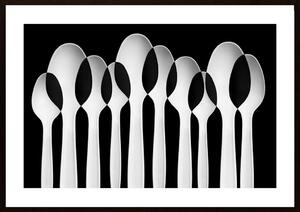 Spoons Abstract: Forest Poster