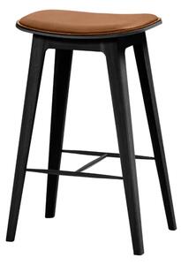 SACKit - Nordic Bar Stool - Barstol - Terra Safari / Black Stained Oak with stitches - H68 x W46 x D33,5 cm