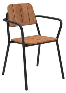 SACKit - Kirra Patio Chair - Trädgårdsstol - Black - L54 x H78,5 x W57 x SH44 cm
