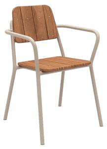 SACKit - Kirra Patio Chair - Trädgårdsstol - Taupe - L54 x H78,5 x W57 x SH44 cm