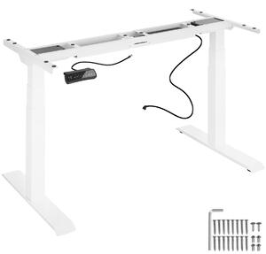 TecTake GmbH 402998 höj- och sänkbart skrivbordsstativ dennis - vit