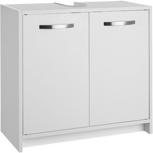 TecTake GmbH 405367 tvättställsskåp katalina, rymlig, kapacitet 20 kg - vit