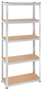 TecTake GmbH 405050 förvaringshylla i stål - 180 x 75 x 30 cm, 350 kg