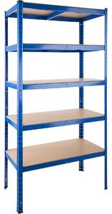 TecTake GmbH 405046 förvaringshylla i stål, 5 hyllplan - 1325 kg