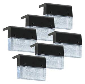 Immax 08501C - KIT 6x LED RGB Solcellsvägglampa LED/1W/1,2V 3500K IP65