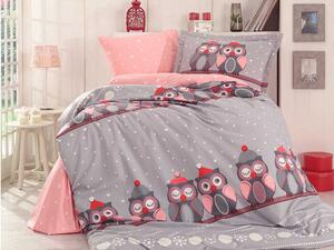 Baddset Hobby Enkelt 3-dels Poplin - Gra|Rosa|Vit|Rod