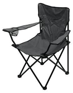 Hopfällbar campingstol grå