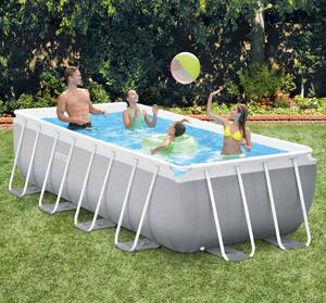 INTEX Pool set Prism Frame rektangulär 400x200x100 cm