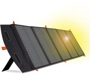 Portabel solpanel 100W | Vikbar | Ladda 3 enheter samtidigt