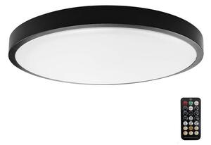 LED taklampa för badrum med sensor LED/24W/230V 4000K IP44 svart