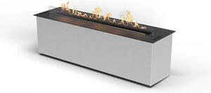 FLA4 990+ - Automatisk bioetanolbrännare - Planika Fires - Färg: Svart - Storlek: 99 cm x 30,5 cm x 28 cm