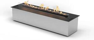 FLA4 990 - Automatisk bioetanolbrännare - Planika Fires - Färg: Svart - Storlek: 99 cm x 21,9 cm x 28 cm