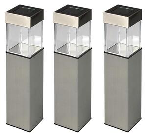 Grundig 90048 - Set med 3 solcellslampor LED 5,5x28 cm, 1xAAA 600 mAh