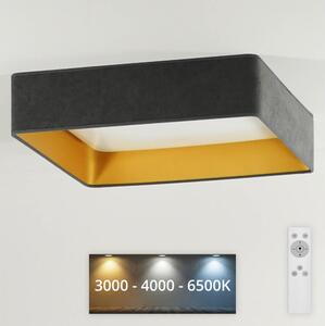 Brilagi - LED Dimbar lampa VELVET SQUARE LED/24W/230V + +Fjärrkontrol grå