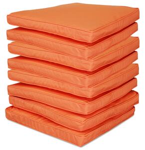 Dynklädsel till sittdynor | 8-pack | Orange