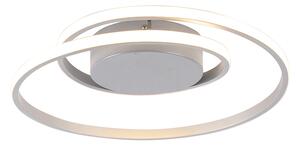 Design taklampa stål inkl. LED 3-stegs dimbar - Krula