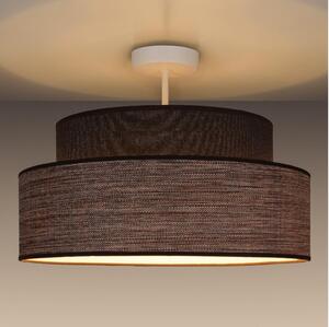 Ytmonterad ljuskrona GRACE 1xE27/60W/230V brun/beige