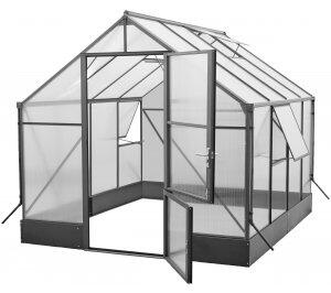 Växthus Toppa 7,4m² - Med sockel + Bevattningstillbehör