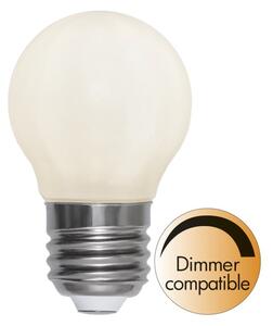 Filament-LED E27 klotlampa opal, 5,5W(38W) dimbar