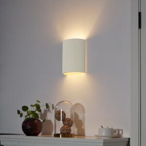 Skandinavisk vägglampa beige oval - Plaster