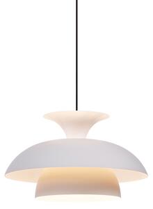 Skandinavisk taklampa beige med vit insida - Titus