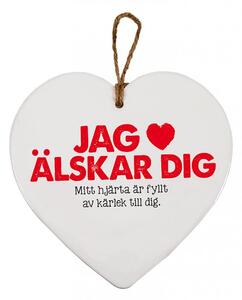 Budskapshjärta Älskar dig