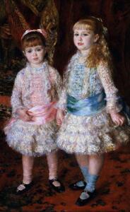 Pierre Auguste Renoir - Konsttryck Pink and Blue or, The Cahen d'Anvers Girls, 1881, (24.6 x 40 cm)