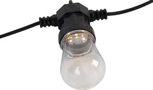Taggtråd LED 10 m ST45 ljuskällor 10 lampor med fjärrkontroll - Chill