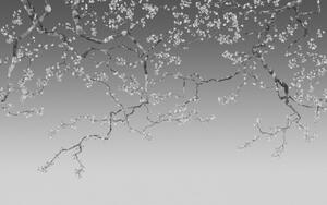 Cherry Blossom - Light Grey