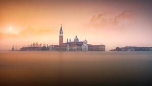 Venice pink sunrise
