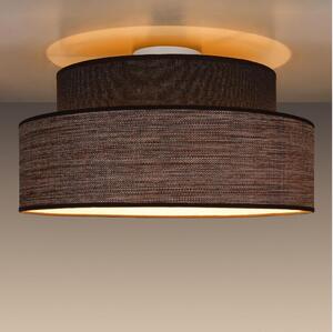 Taklampa GRACE 1xE27/60W/230V brun/beige