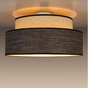 Taklampa GRACE 1xE27/60W/230V grädde/brun