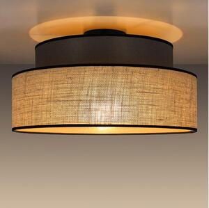 Taklampa BOHO 1xE27/60W/230V brun/beige
