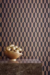 Petite Tiles - Charcoal & Bronze