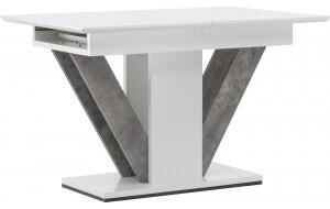 Disa matbord 120-160 x 80 cm - Grå/vit - Övriga matbord, Matbord, Bord