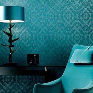 Etched Flower - Blue