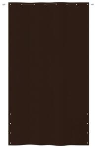 Balkongskärm brun 160x240 cm oxfordtyg