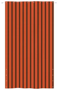Balkongskärm orange och brun 160x240 cm oxfordtyg