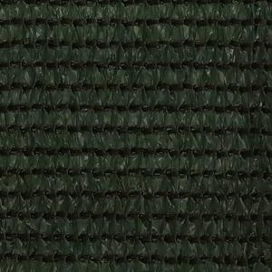 Balkongskärm mörkgrön 75x500 cm HDPE